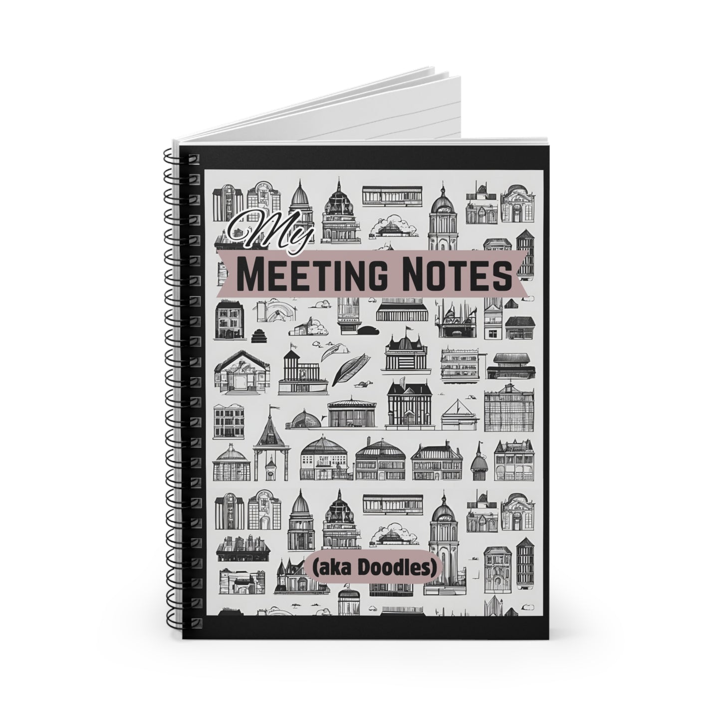 My Meeting Notes (aka Doodles) – Funny Work Notebook | Office Gift for Coworkers | Perfect for Corporate Chaos