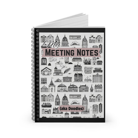 My Meeting Notes (aka Doodles) – Funny Work Notebook | Office Gift for Coworkers | Perfect for Corporate Survival