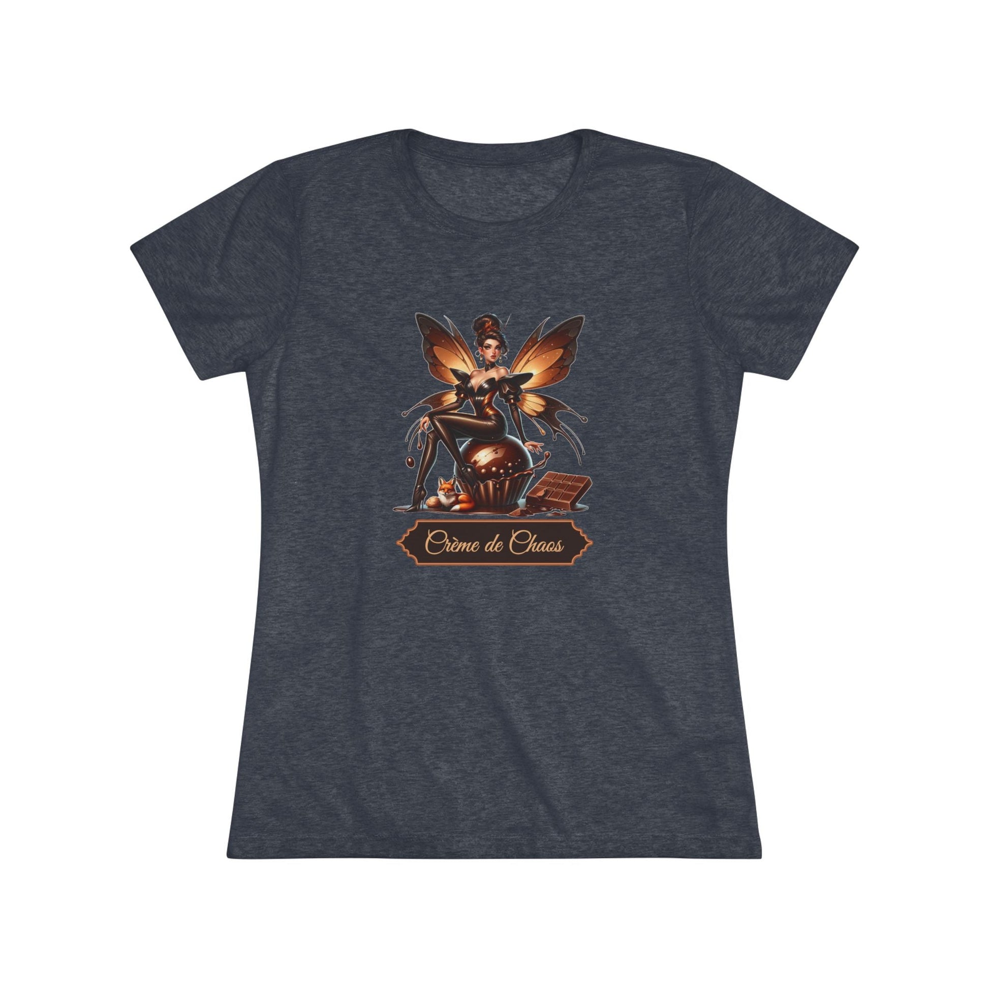 Crème de Chaos – Chocolate Fairy T-Shirt | Dessert Diva | Frosted Frenzy | Gourmet Ganache Glam - TheWishBug