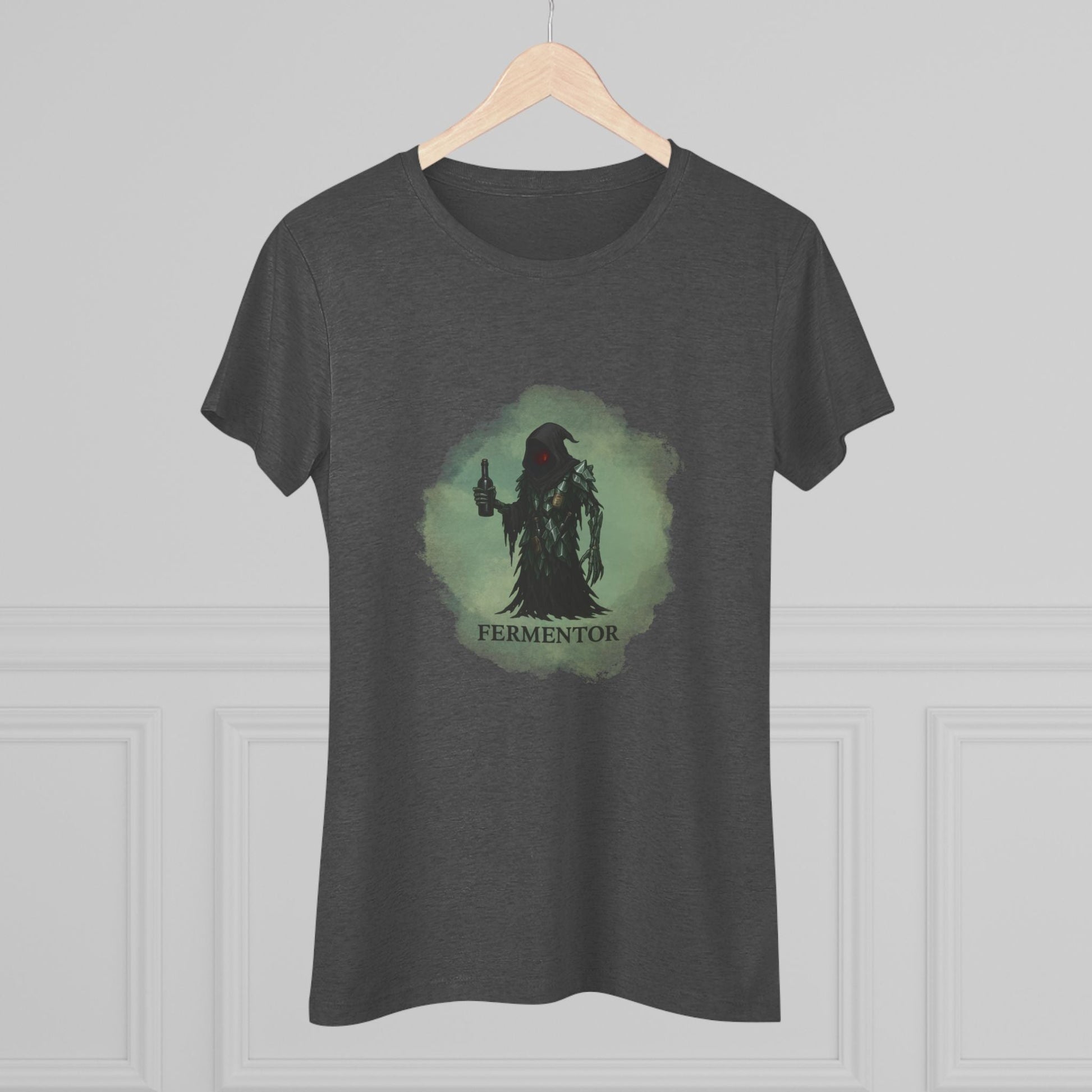 Fermentor – Women’s Triblend Tee | Wine Alchemist Graphic Shirt | Darkly Witty Grape Science - TheWishBug