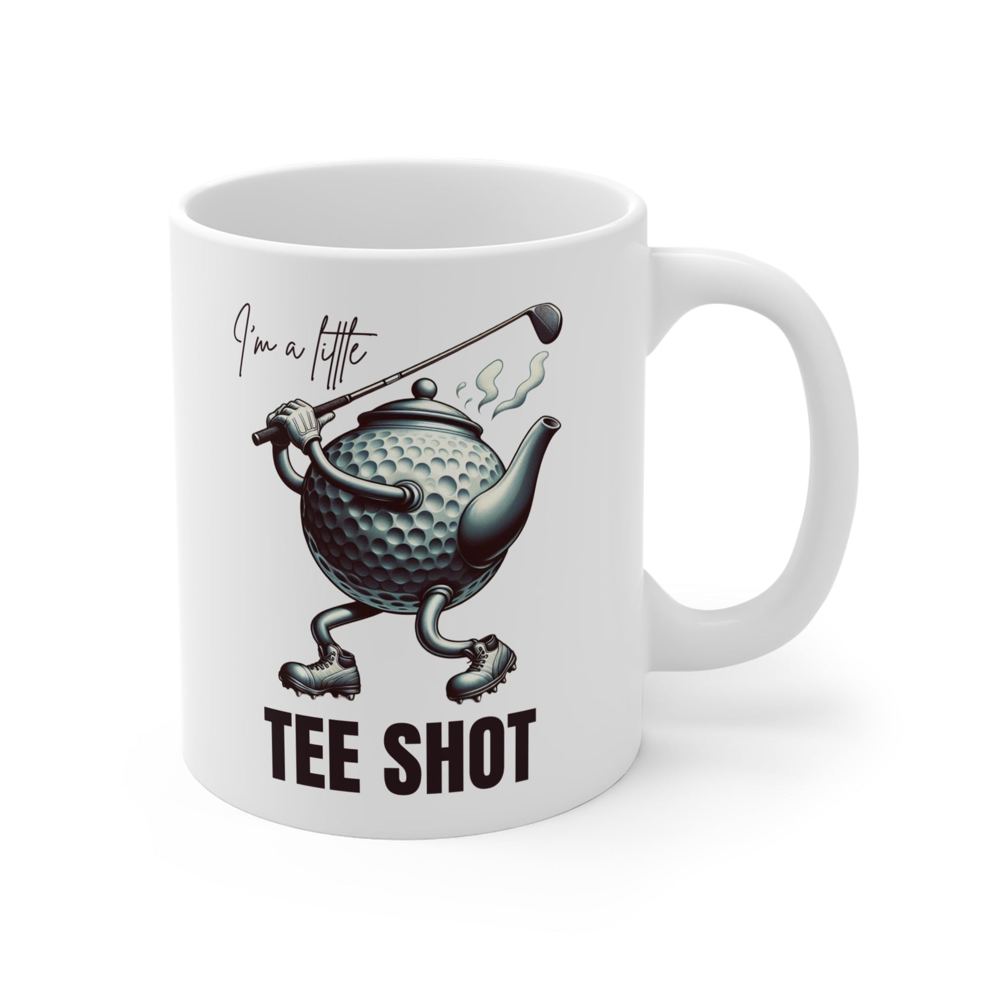 Tee Shot – Funny Golf Mug | Par - Tee Approved Teacup for Golfers | Morning Fuel for the Golf Obsessed - TheWishBug