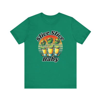 Slice Slice Baby – Funny Tequila T-Shirt | Retro Lime Design | Party Shirt for Adults | Cocktail Tee