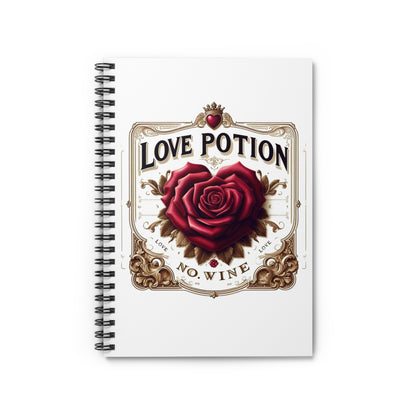 Love Potion No Wine – Wine Journal for Wine Lovers | Elegant Wine-Themed Notebook | Gift for Tastings, Thoughts & Tannins
