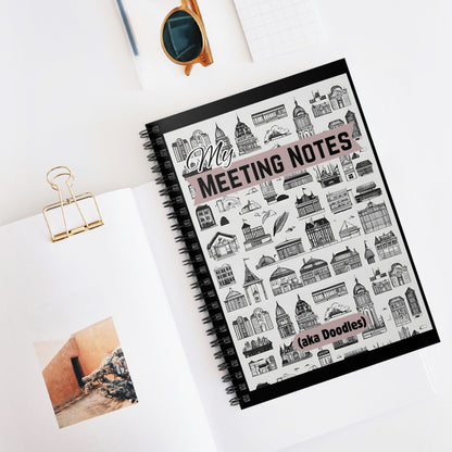 My Meeting Notes (aka Doodles) – Funny Work Notebook | Office Gift for Coworkers | Perfect for Corporate Survival