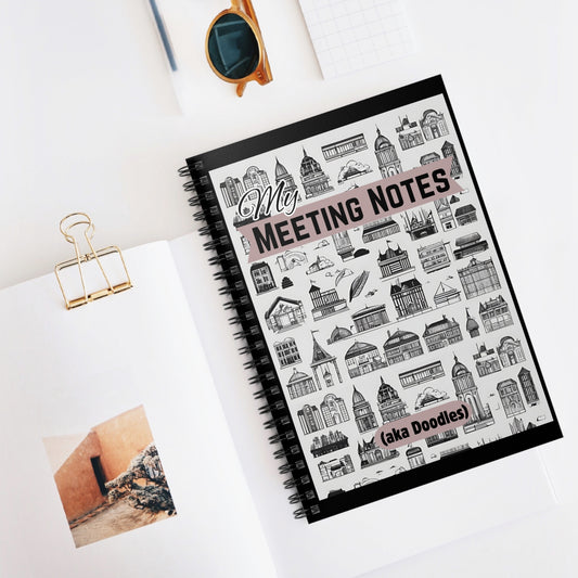 My Meeting Notes (aka Doodles) – Funny Work Notebook | Office Gift for Coworkers | Perfect for Corporate Chaos