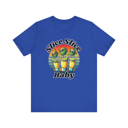 Slice Slice Baby – Funny Tequila T-Shirt | Retro Lime Design | Party Shirt for Adults | Cocktail Tee