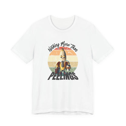 Nothing More Than Peelings – Sad Banana Work Humor Tee | Office Exhaustion Graphic Shirt | Daily Grind Parody