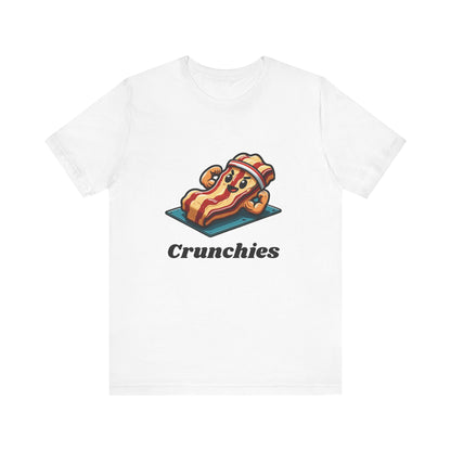 Crunchies – Workout Bacon Shirt | Foodie Fitness Humor | Gym Life with Extra Sizzle