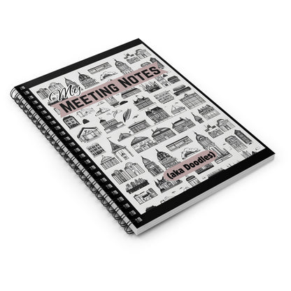 My Meeting Notes (aka Doodles) – Funny Work Notebook | Office Gift for Coworkers | Perfect for Corporate Survival