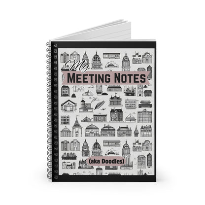 My Meeting Notes (aka Doodles) – Funny Work Notebook | Office Gift for Coworkers | Perfect for Corporate Survival