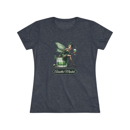Absinthe Minded – Green Fairy Triblend Tee | Boozy Mischief | Garden of Delights | Slightly Wicked - TheWishBug