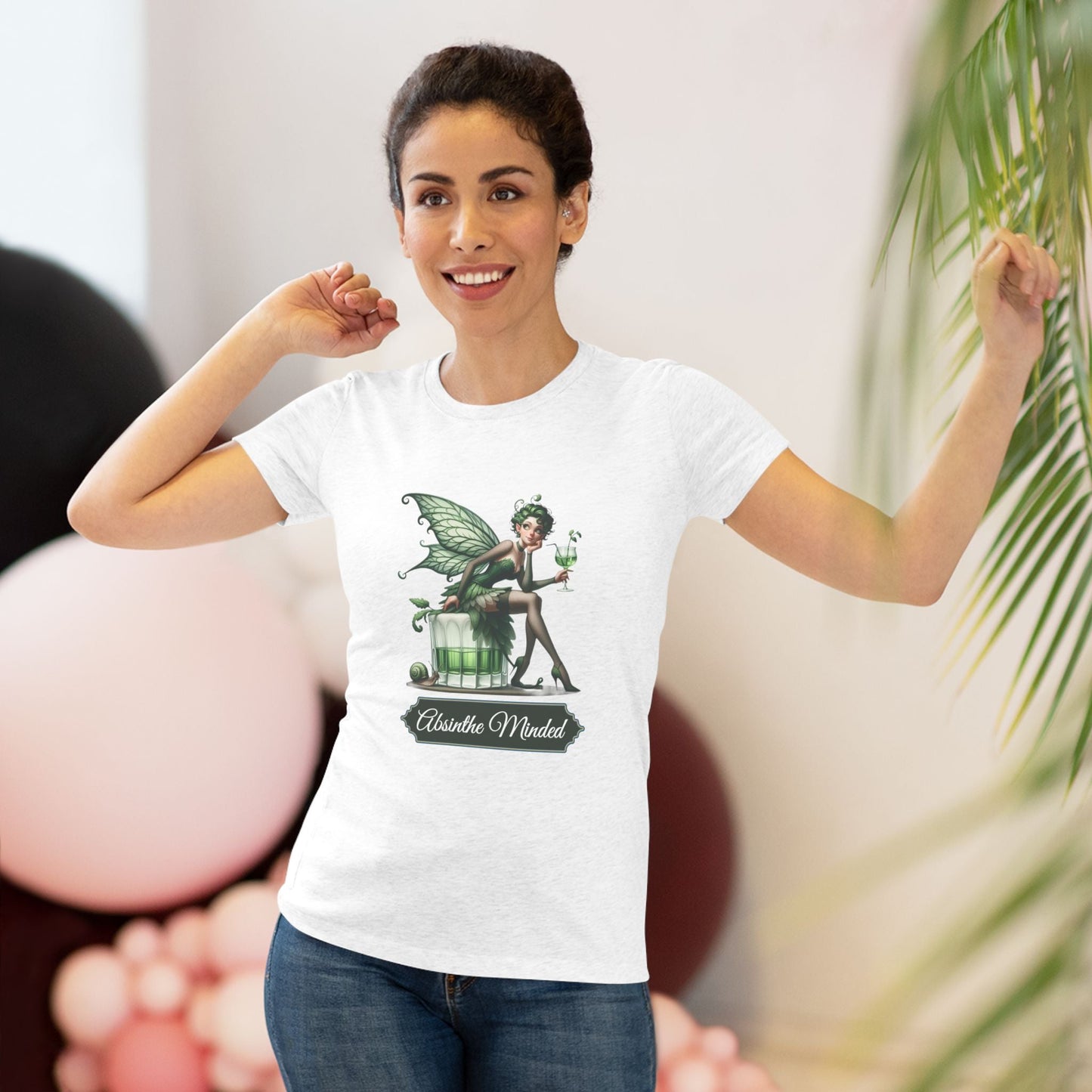 Absinthe Minded – Green Fairy Triblend Tee | Boozy Mischief | Garden of Delights | Slightly Wicked - TheWishBug