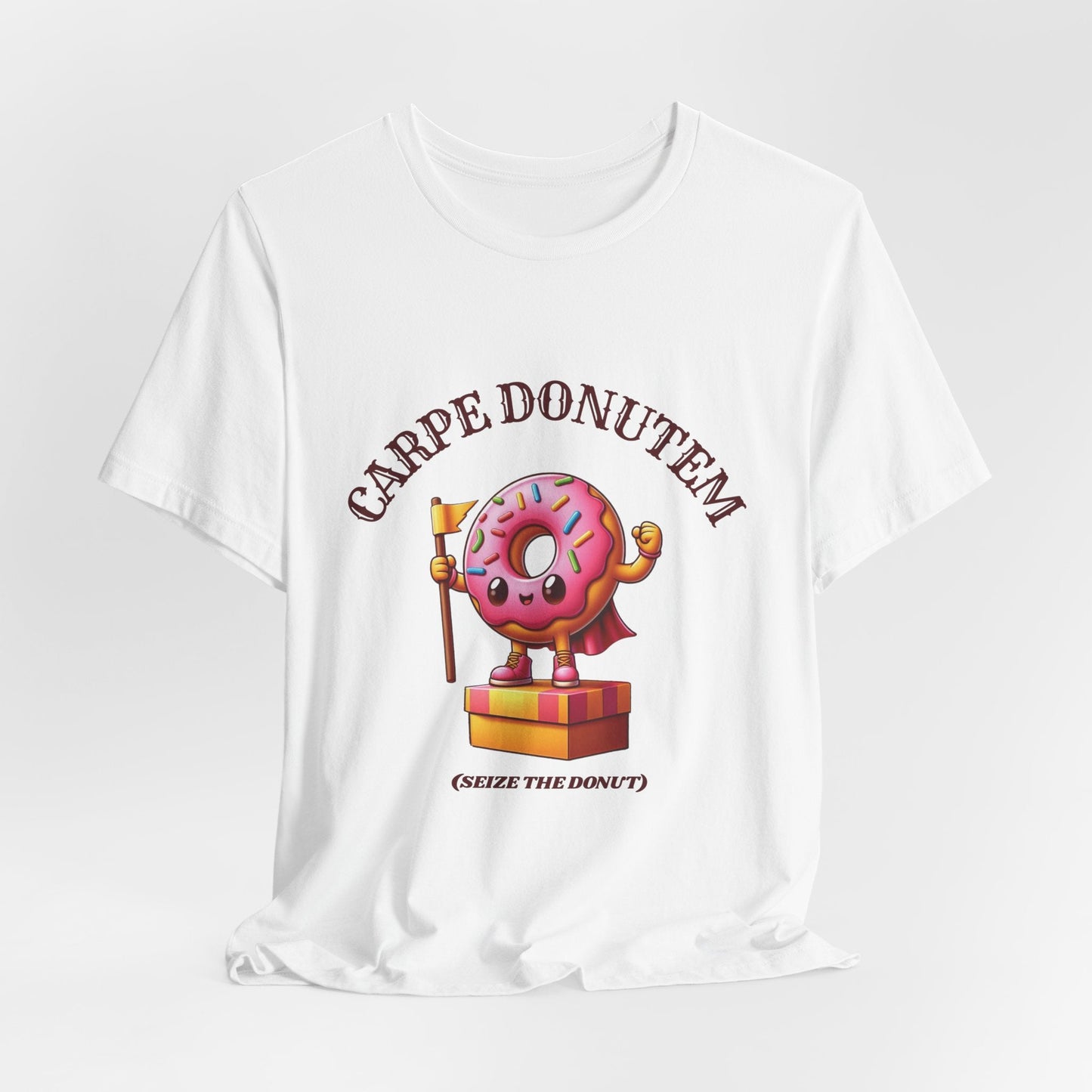 Carpe Donutem – Seize the Donut Shirt | Donut Lover Tee | Sweet Tooth Humor Shirt for Adults - WishBug