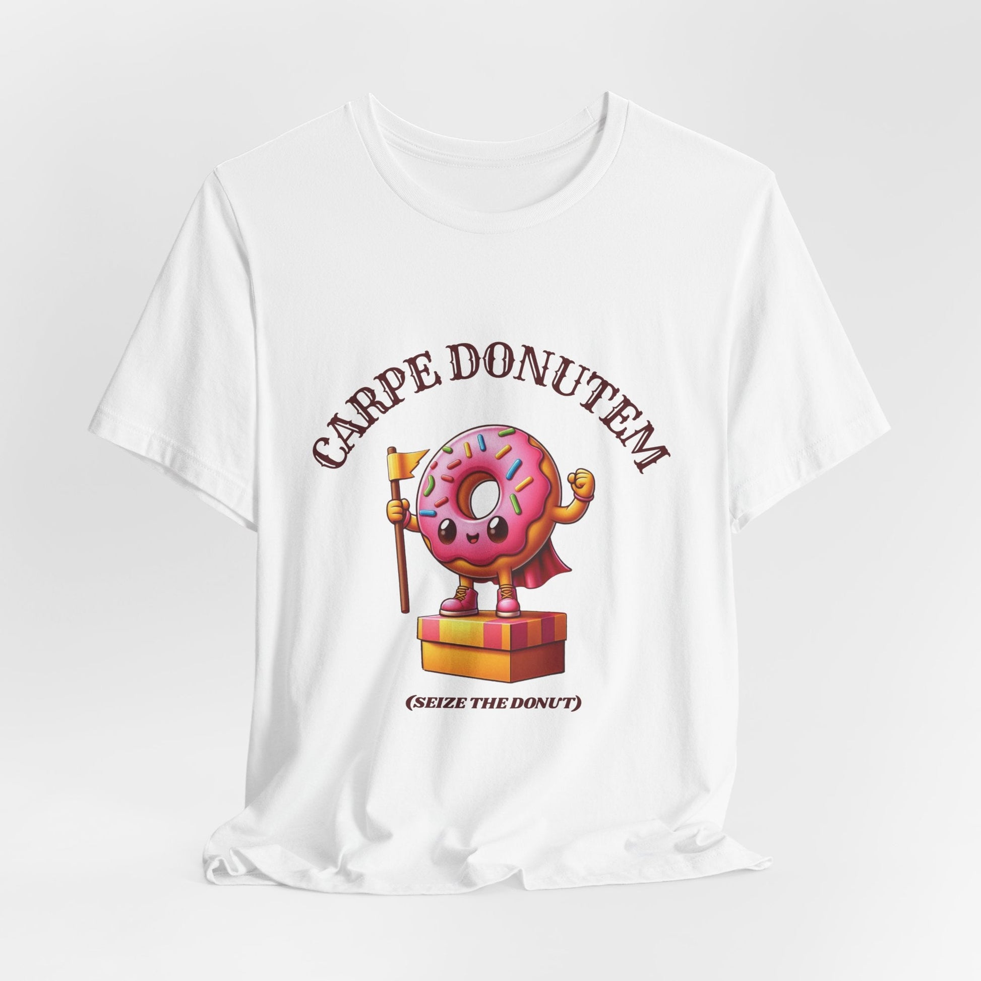 Carpe Donutem – Seize the Donut Shirt | Donut Lover Tee | Sweet Tooth Humor Shirt for Adults - WishBug
