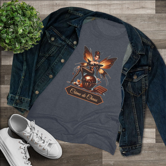 Crème de Chaos – Chocolate Fairy T-Shirt | Dessert Diva | Frosted Frenzy | Gourmet Ganache Glam - TheWishBug