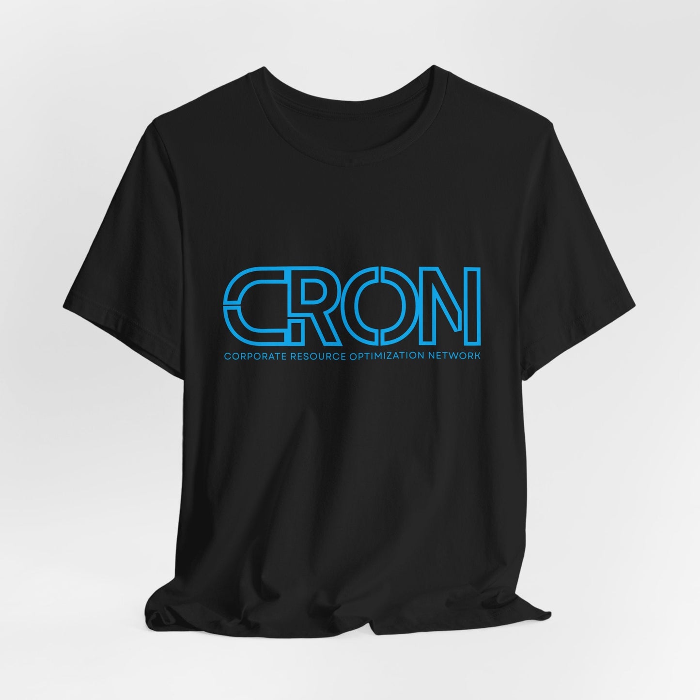 CRON – Corporate Resource Optimization Network Tee | Funny Work Shirt | Digital Despair Uniform | tech humor shirt - WishBug