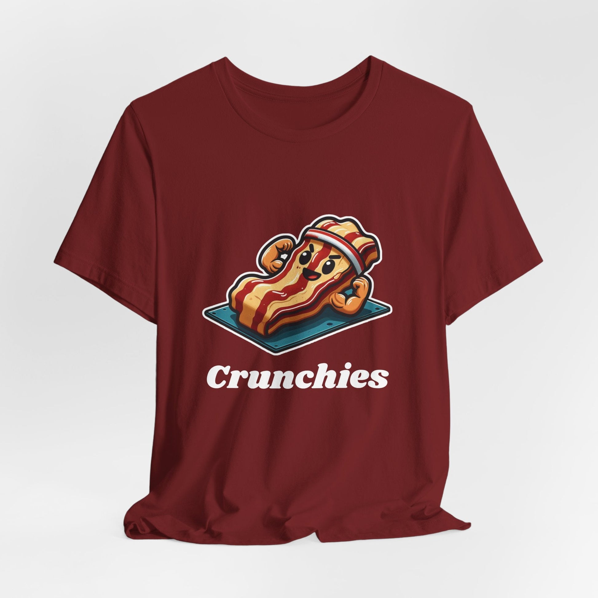 Crunchies – Workout Bacon Shirt | Foodie Fitness Humor | Gym Life with Extra Sizzle - WishBug