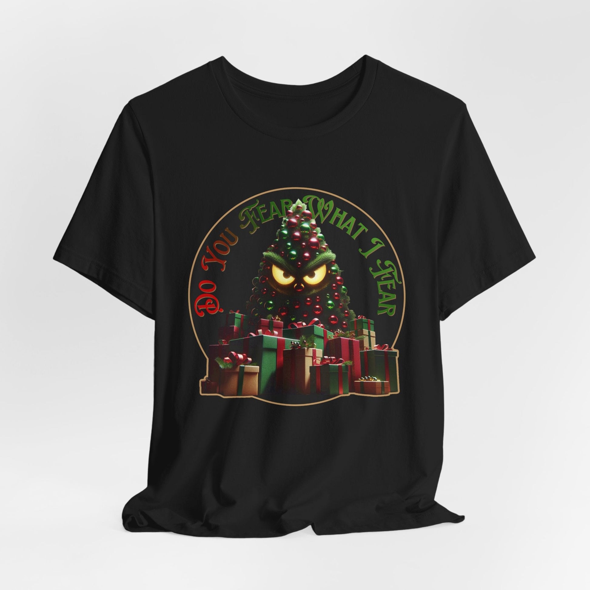 Do You Fear What I Fear – Sinister Holiday Tree T-Shirt - WishBug