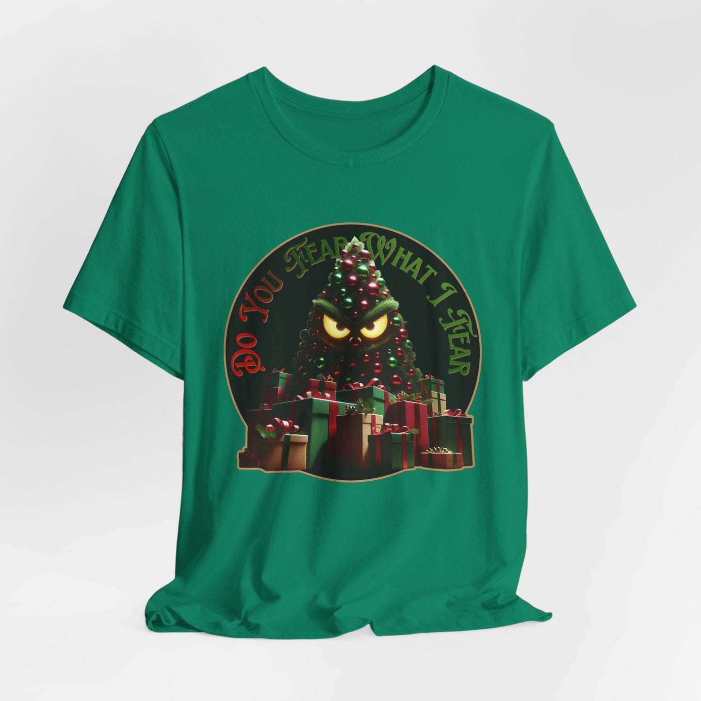 Do You Fear What I Fear – Sinister Holiday Tree T-Shirt - WishBug