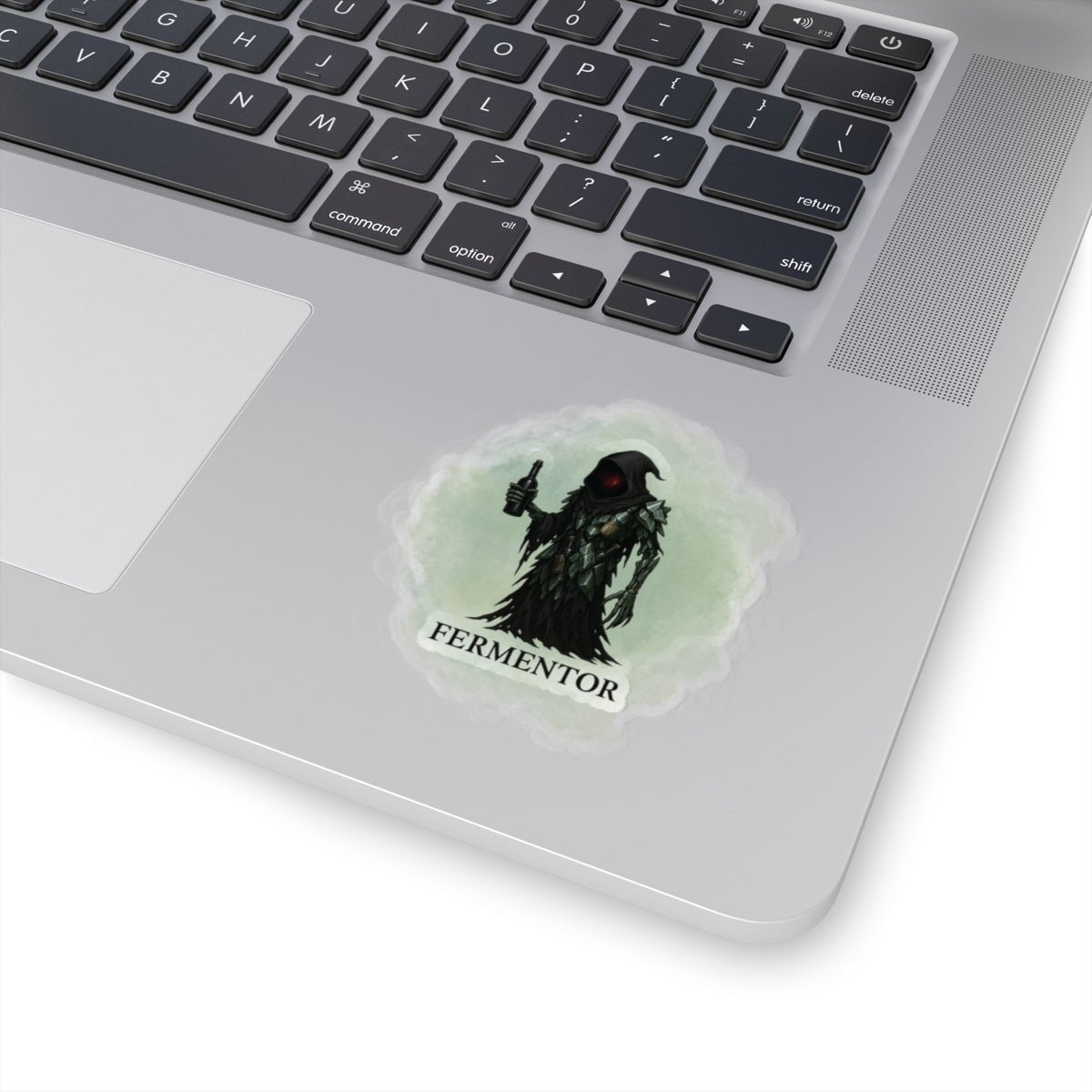 Fermentor – Fantasy Wine Sticker | Dark Fermentation Vinyl Decal | Macabre Humor for Beverage Lovers - TheWishBug