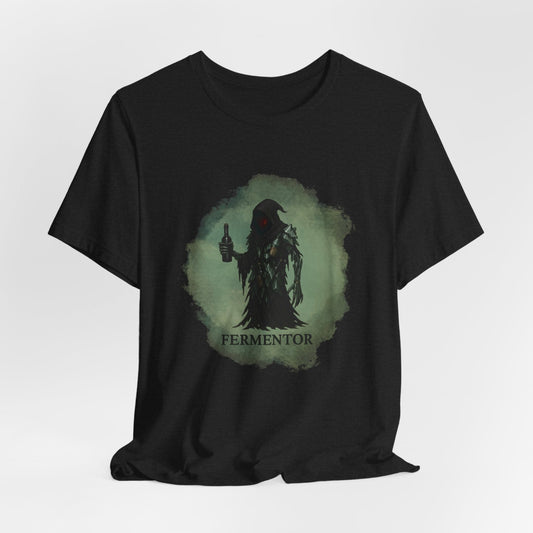 Fermentor – Funny Wine T-Shirt | Dark Humor Unisex Tee | Boozy Alchemist Graphic Shirt | Homebrew & Microbe Enthusiast Gift - TheWishBug