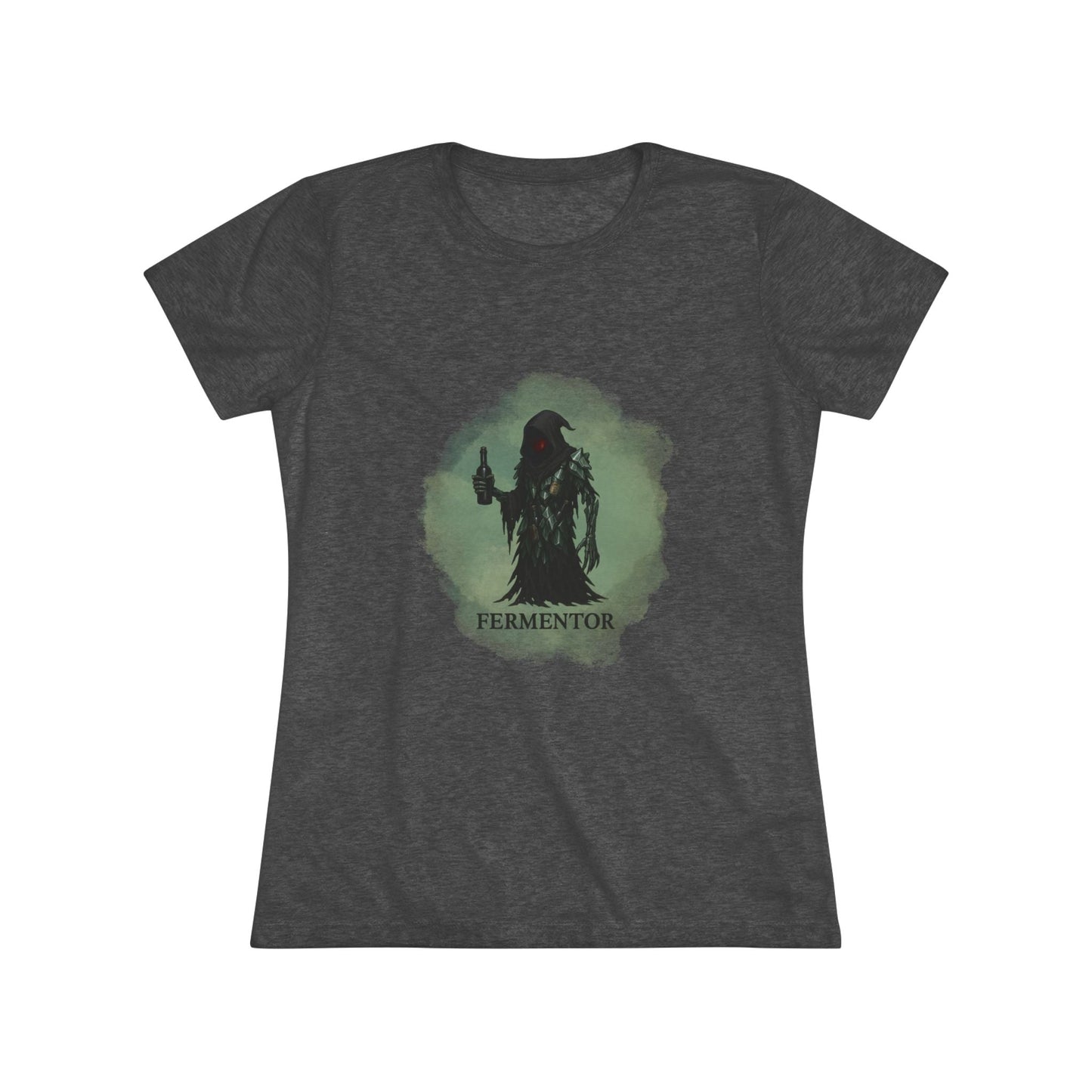 Fermentor – Women’s Triblend Tee | Wine Fantasy Graphic Shirt | Darkly Witty Grape Despair - WishBug