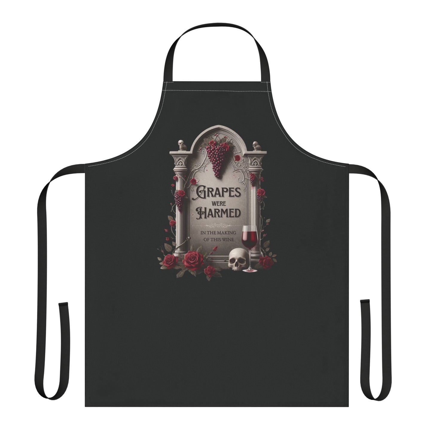 Grapes Were Harmed – Funny Wine Apron | Chef Humor Cooking Gift | Perfect for Wine Lovers Who Stir with Sass - WishBug