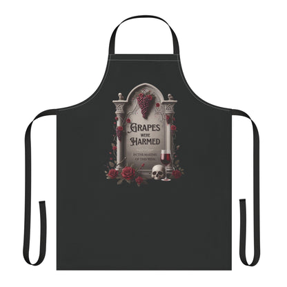 Grapes Were Harmed – Funny Wine Apron | Chef Humor Cooking Gift | Perfect for Wine Lovers Who Stir with Sass - WishBug