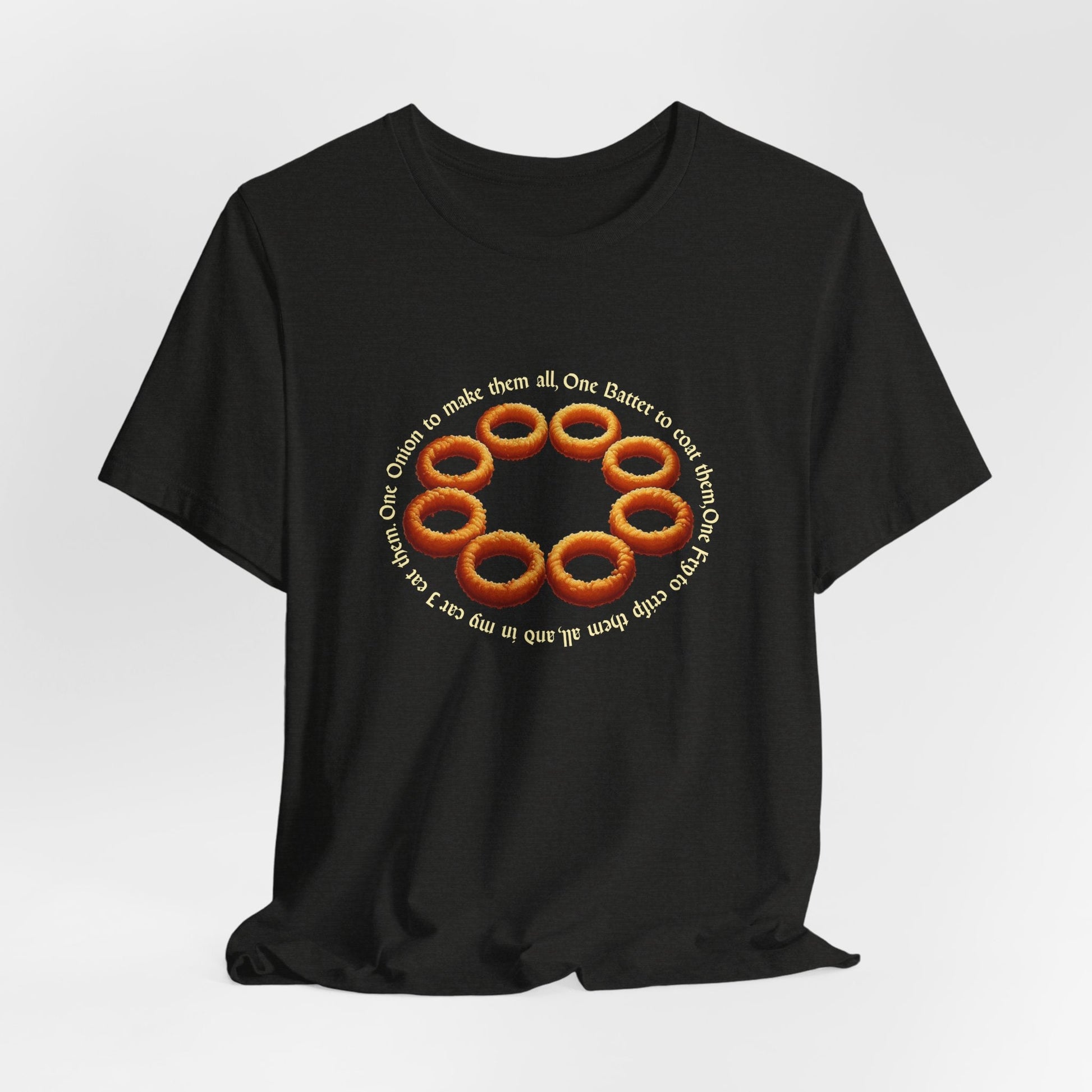 One Onion to Rule Them All – Funny Onion Ring T-Shirt | Fellowship of the Fried | Crunch Quest Tee | Food Fantasies - WishBug
