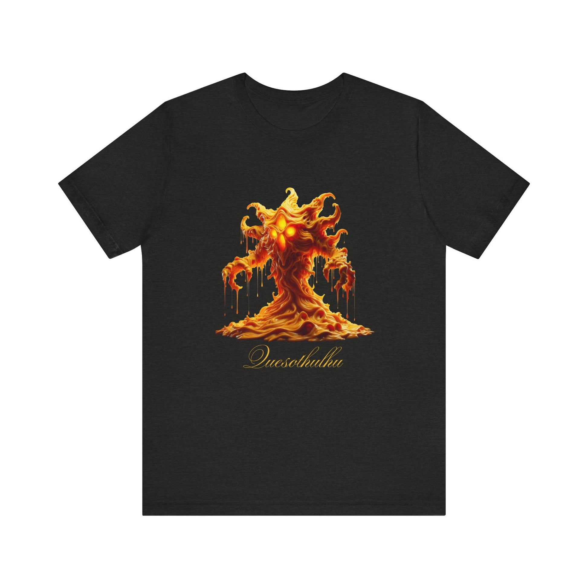 Quesothulhu – Cosmic Cheese Horror Shirt | Lovecraft - Inspired Funny Food Tee | Cheddar Eldritch Chaos Unisex T-Shirt - TheWishBug