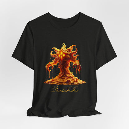 Quesothulhu – Cosmic Cheese Horror Shirt | Lovecraft - Inspired Funny Food Tee | Cheddar Eldritch Chaos Unisex T-Shirt - TheWishBug