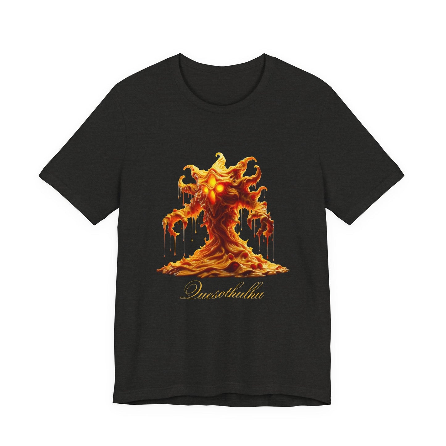 Quesothulhu – Cosmic Cheese Horror Shirt | Lovecraft - Inspired Funny Food Tee | Cheddar Eldritch Chaos Unisex T-Shirt - TheWishBug