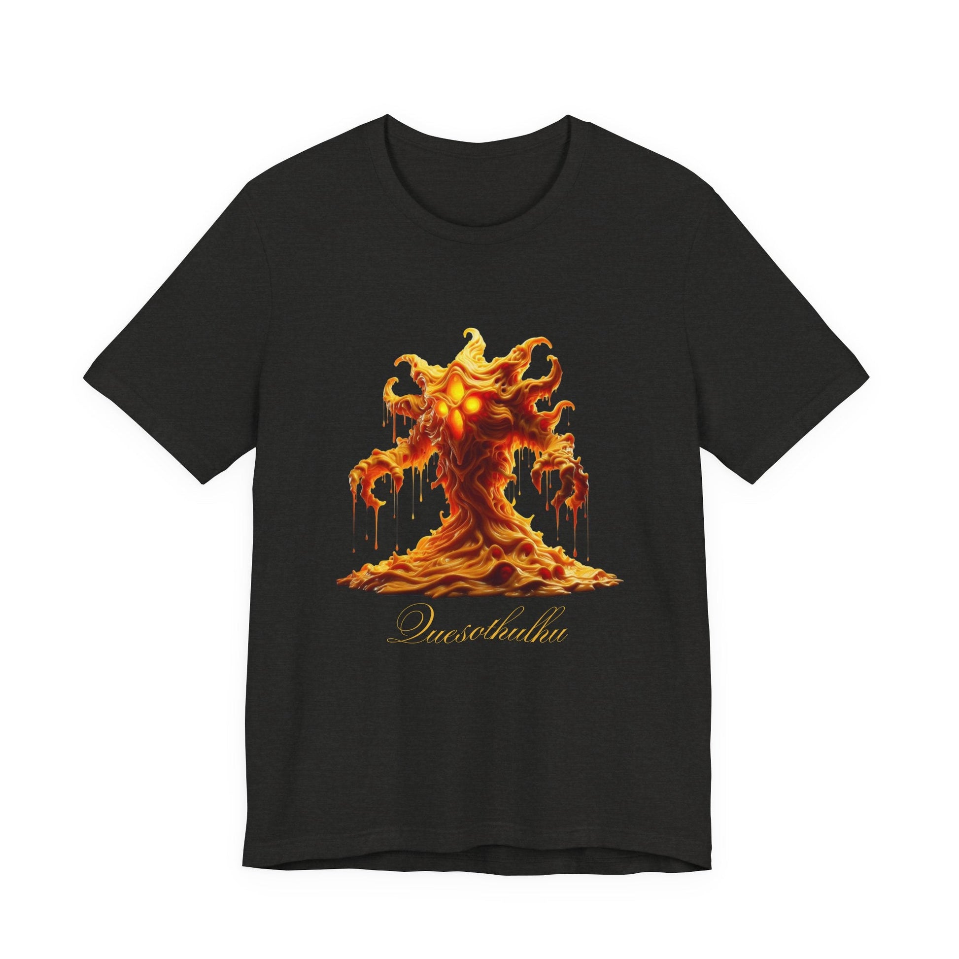 Quesothulhu – Cosmic Cheese Horror Shirt | Lovecraft - Inspired Funny Food Tee | Cheddar Eldritch Chaos Unisex T-Shirt - TheWishBug