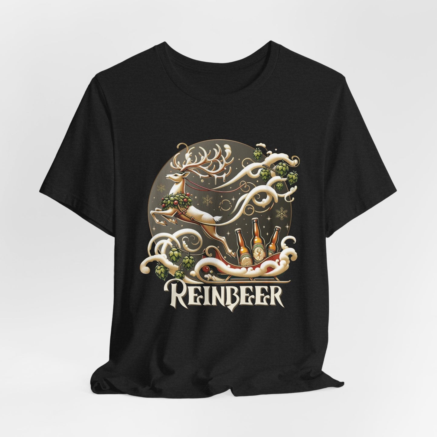 Reinbeer – Funny Holiday Beer Shirt | Craft Beer Christmas Tee | Gift for Beer Lovers - WishBug