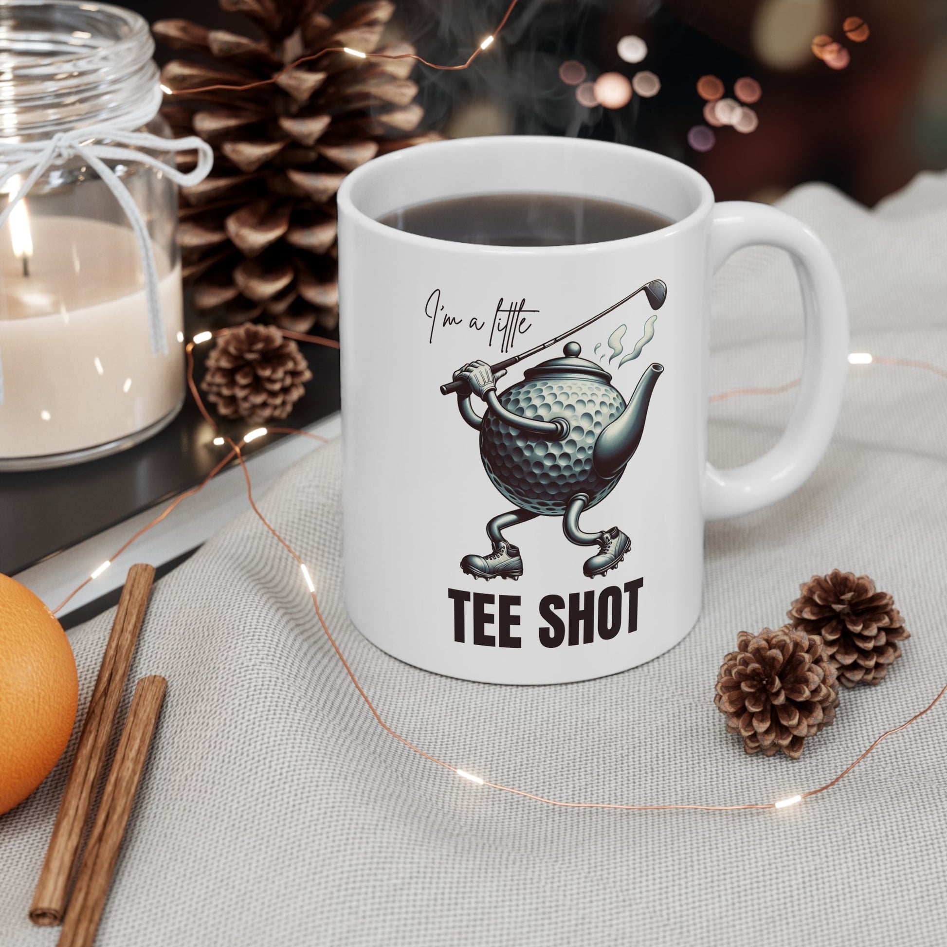 Tee Shot – Funny Golf Mug | Par - Tee Approved Teacup for Golfers | Morning Fuel for the Golf Obsessed - WishBug