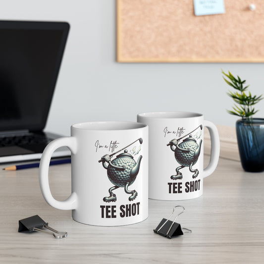 Tee Shot – Funny Golf Mug | Par - Tee Approved Teacup for Golfers | Morning Fuel for the Golf Obsessed - WishBug